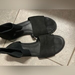 Eileen Fisher Black Sandals